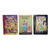 3 Raggedy Ann and Andy Books