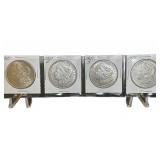 Morgan Silver Dollars (4 Coins)