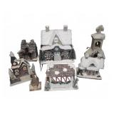 6 Decorative Winter Village Houses
