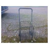 Metal Rolling Shopping Cart 15x15x40