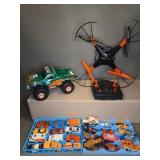 Toy Cars and Drone Bundle with Controller