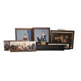 Framed Folk Art Prints and Signs