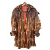 N.L. Kaplan Brown Fur Mink Coat