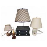 Decorative Table Lamps, Set of Four