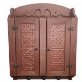 Wood Wall Cabinet 26.5" x 6.5" x 33.25"