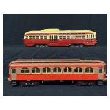 Painted Model Train Cars