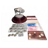 Buffalo Nickels Crystal Collection and Coin Sets