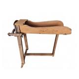Vintage Wooden Cutter Chopper  No 2 A