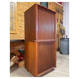 2 Large Wood Speakers