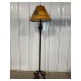 Metal Floor Lamp with Bear Motif Shades 52"