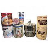 Decorative and Charles Chips Tins Lot