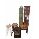 Six Mixed Wooden Furniture Items