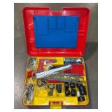 Erector Set Construction Kit with Case