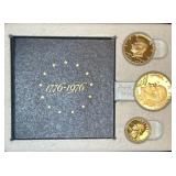 1976 Bicentennial 3-Piece Silver Set