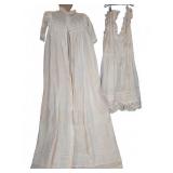 Two Linen Baby Gowns