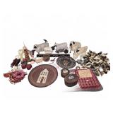 Folk Art Decor and Figurines Collection