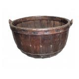 Wooden Stave Tub, 16" Diameter, 9" Tall