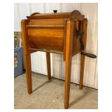 Wooden Hand Crank Butter Churn 19x16x33