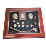 Framed Collection Mini Portrait Brooches/Lockets