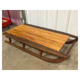 Wooden and Metal Sled