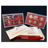 2005-S US Mint Silver Proof Coin Set