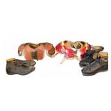 Wilson Vintage Football Shoulder Pads & Cleats