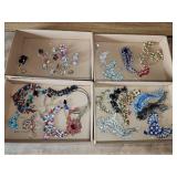 Costume Jewelry Lot with Rhinestones