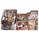 Box Lot Assorted Costume Jewelry Collections