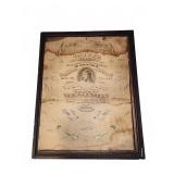 Framed Lordï¿½s Prayer Print, 22.5" x 28.5"