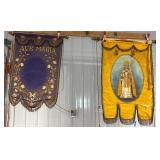 (2) Religious Processional Banners