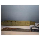 US Collins Machete with Sheath and Duffle Bag