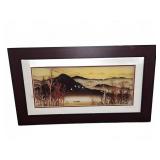 Framed Landscape Artwork