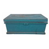 Wooden Painted Tool Box 30.5x14.5x13
