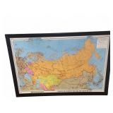 Rand McNally USSR Wall Map 66" x 45"