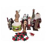 Santa and Angel Holiday Decor Lot