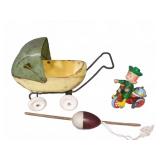 Tin Pram, Toy Tricycle, Bobber