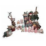 Christmas Tabletop Decorations Lot