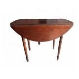 Wood Drop Leaf Table, 36" x 18" x 29"