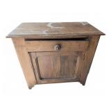 Wood Cabinet with Drawer and Lower Shelf