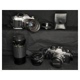 Canon AE-1 and Pentax Super Program Camera Lot