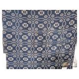 Textile Blanket 78x68, Holes & Tears, As-Is