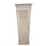 Tall Wooden Single Door Cabinet 19.5" x 13" x 63