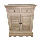 Wood Cabinet with Drawers and Doors