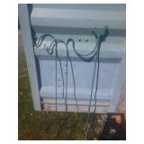 Three Metal Garden Stakes