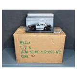 Case of 6 Welly Police Car Model Cars