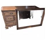 Kling Colonial Honeycomb Dresser and Mirror Set