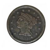 1851 US Large Cent