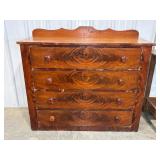 Wooden Chest of Drawers 43 1/4" x 16 3/4" x 34 1