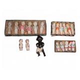 Bisque Dolls Marked Japan and 1990