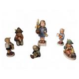 6 Goebel Hummel Porcelain Figurines